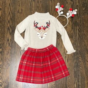 Cynthia Rowley Reindeer Matching Set size 5T